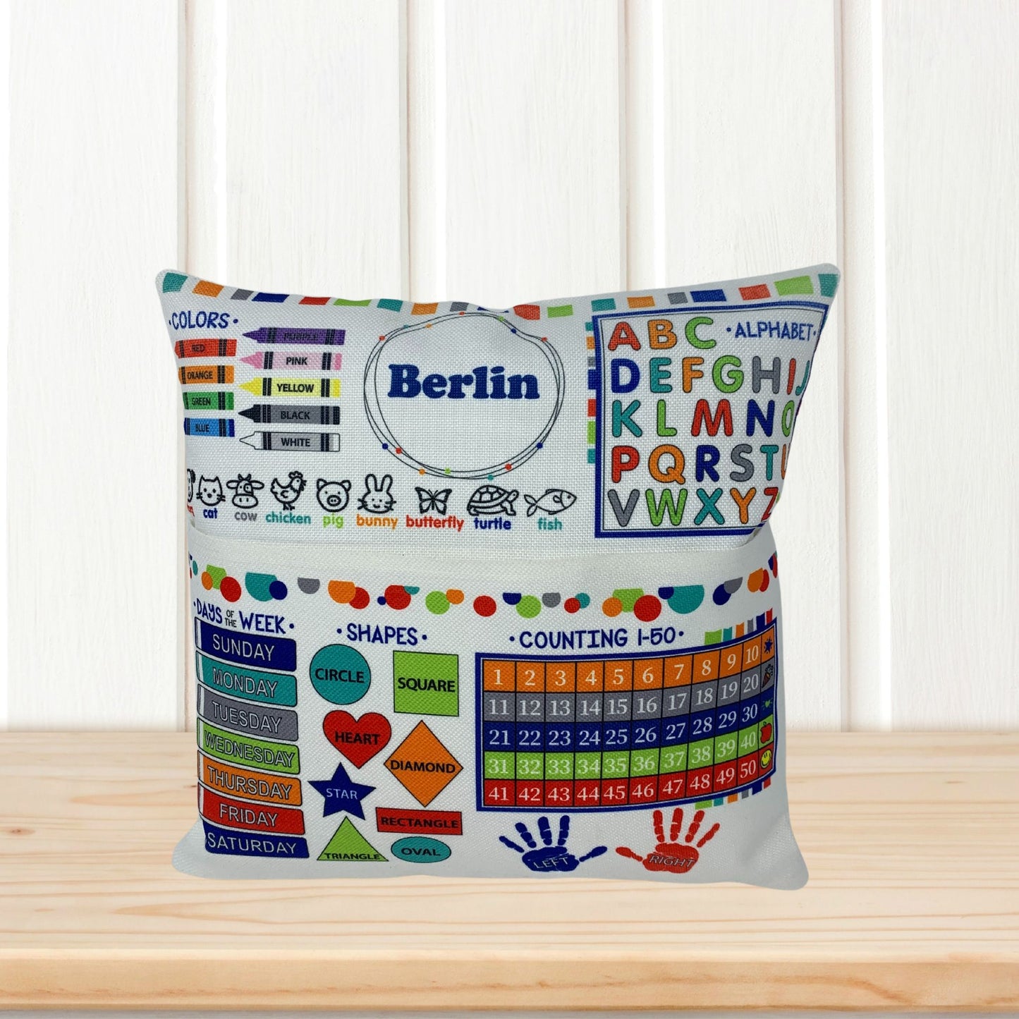Personalized Learning Pillow For Kids