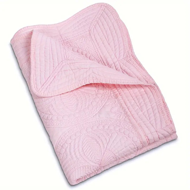 Baby Girl Heirloom Quilt - Your First Breath Took Ours Away