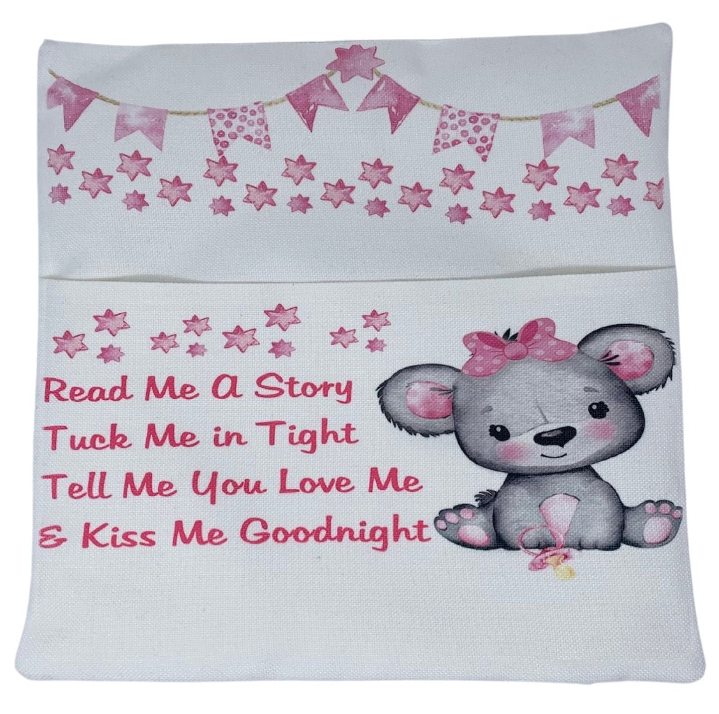 Reading Pillow For Girls - Read Me A Story Tuck Me In Tight