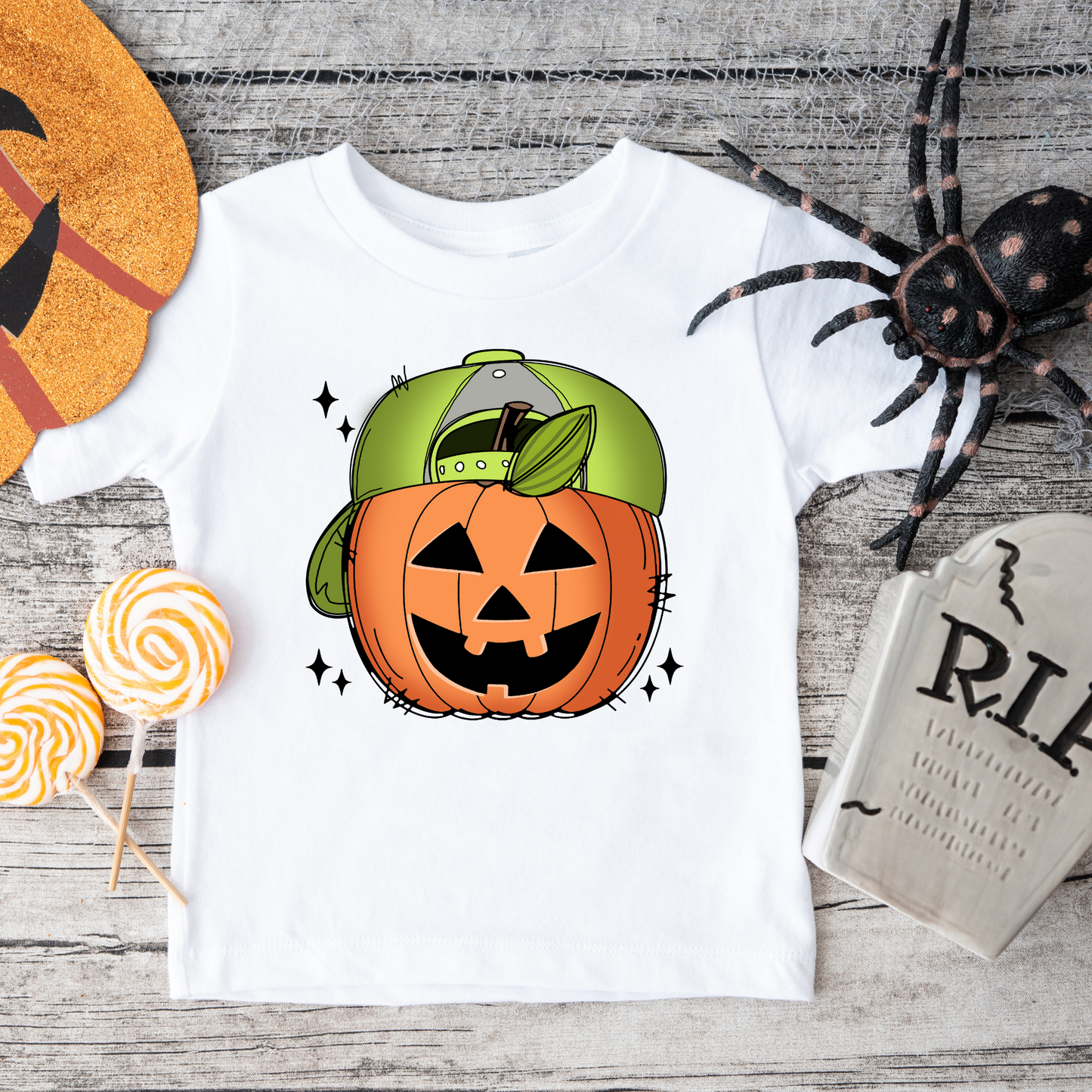 Kids Halloween Pumpkin Shirt